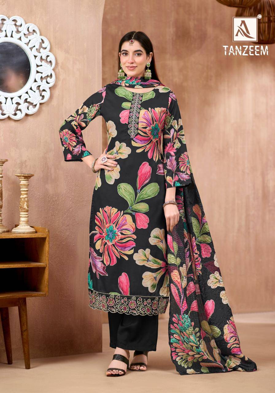 Alok suit tanzeem Latest dress material designs in Delhi